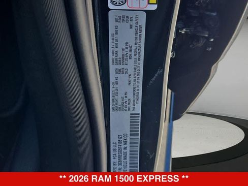 New 2026 RAM 1500 Express RWD image 34