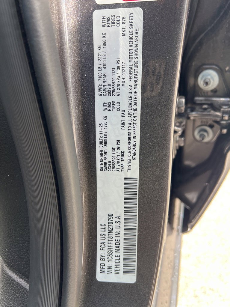 Used 2026 RAM 1500 Big Horn w/ Night Edition AWD/4WD image 50