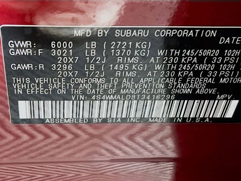 New 2026 Subaru Ascent Bronze Edition image 23