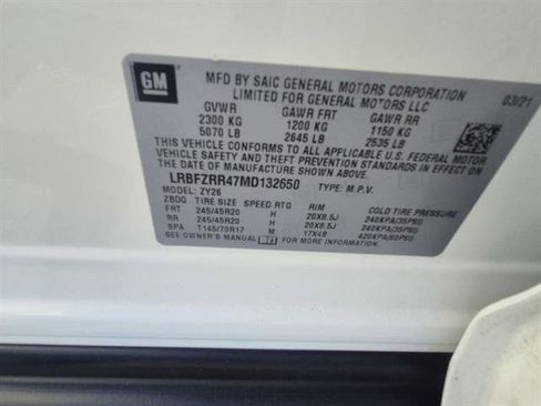 Certified 2021 Buick Envision Avenir image 75