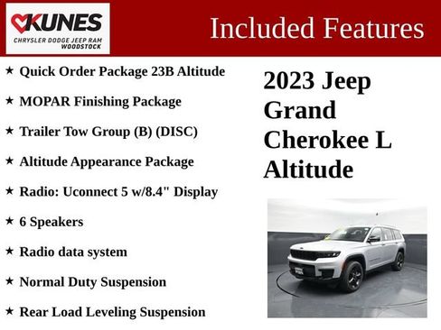 Used 2023 Jeep Grand Cherokee L Laredo AWD/4WD image 3