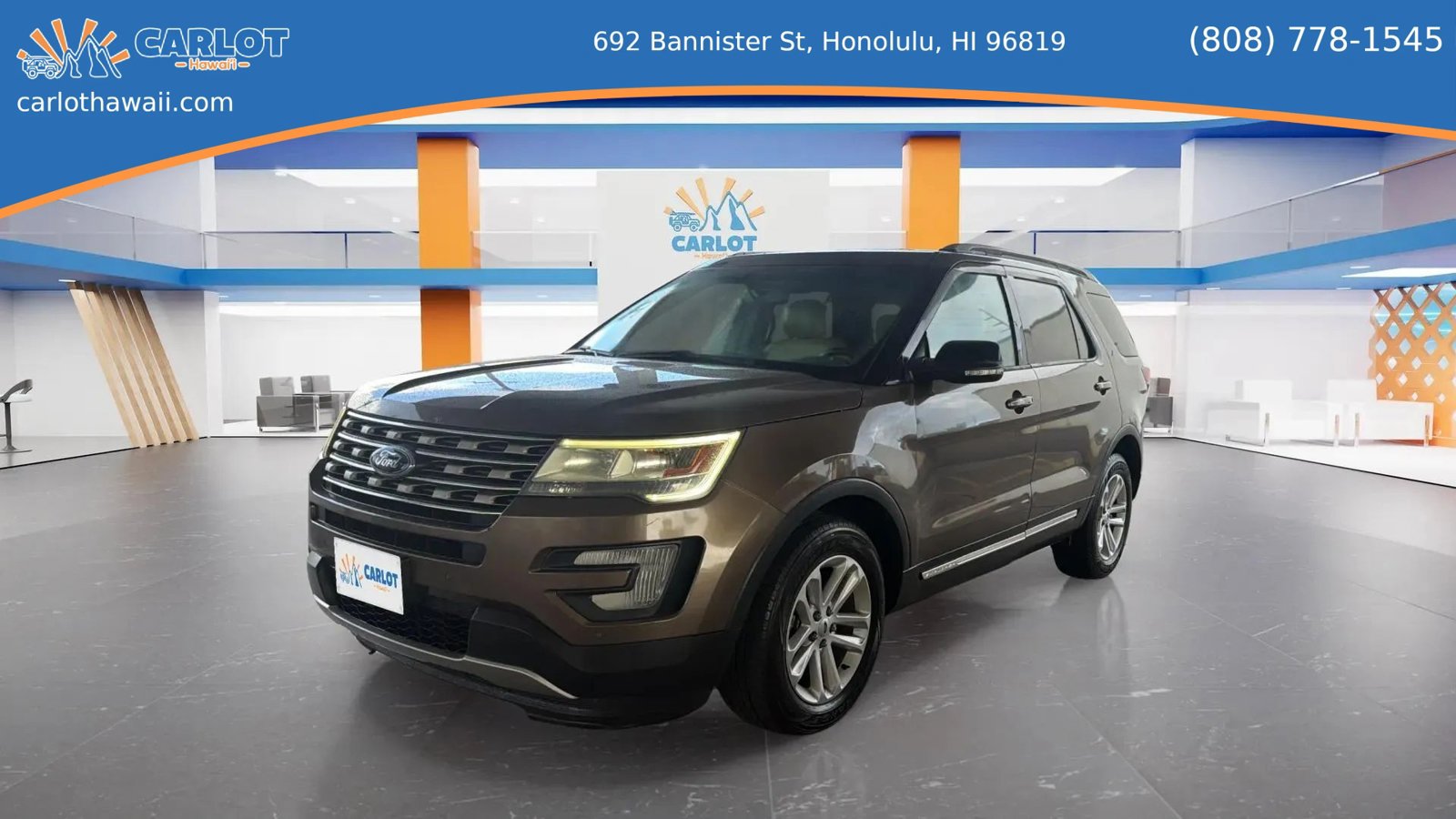Used 2016 Ford Explorer XLT w/ Equipment Group 202A FWD image 3