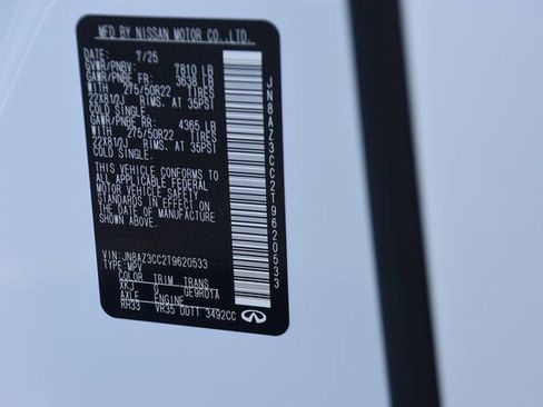 New 2026 INFINITI QX80 Autograph w/ Premium Cargo Package image 29