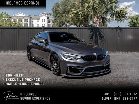 Used 2020 BMW M4 Coupe w/ Competition Package RWD image 1