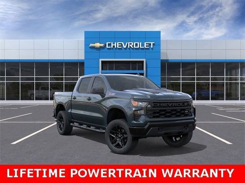 New 2026 Chevrolet Silverado 1500 Custom Trail Boss w/ Turbomax Blackout Package image 1