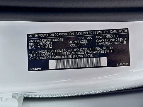 Used 2026 Volvo XC90 B6 Plus w/ Protection Package Premier AWD/4WD image 27