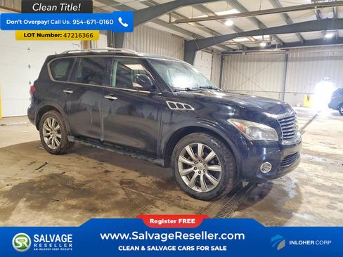 Used 2012 INFINITI QX56 4WD w/ Theater Pkg image 2