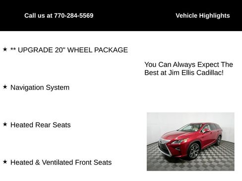 Used 2019 Lexus RX 350L FWD image 5