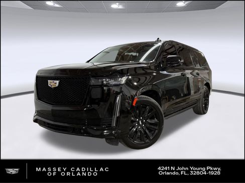 Used 2021 Cadillac Escalade ESV Sport w/ Driver Assist Tech Package RWD image 1