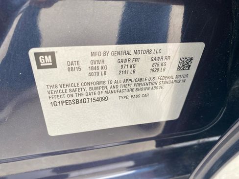 Used 2016 Chevrolet Cruze LT FWD image 15
