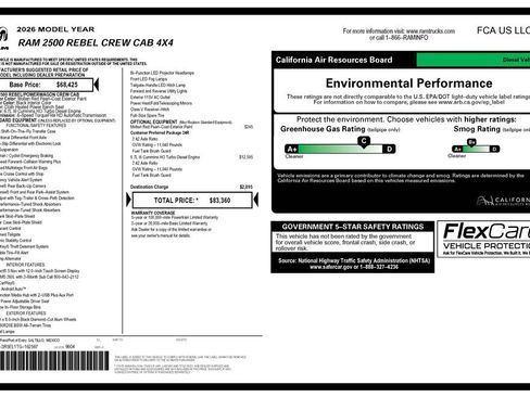 Certified 2026 RAM 2500 Rebel image 2