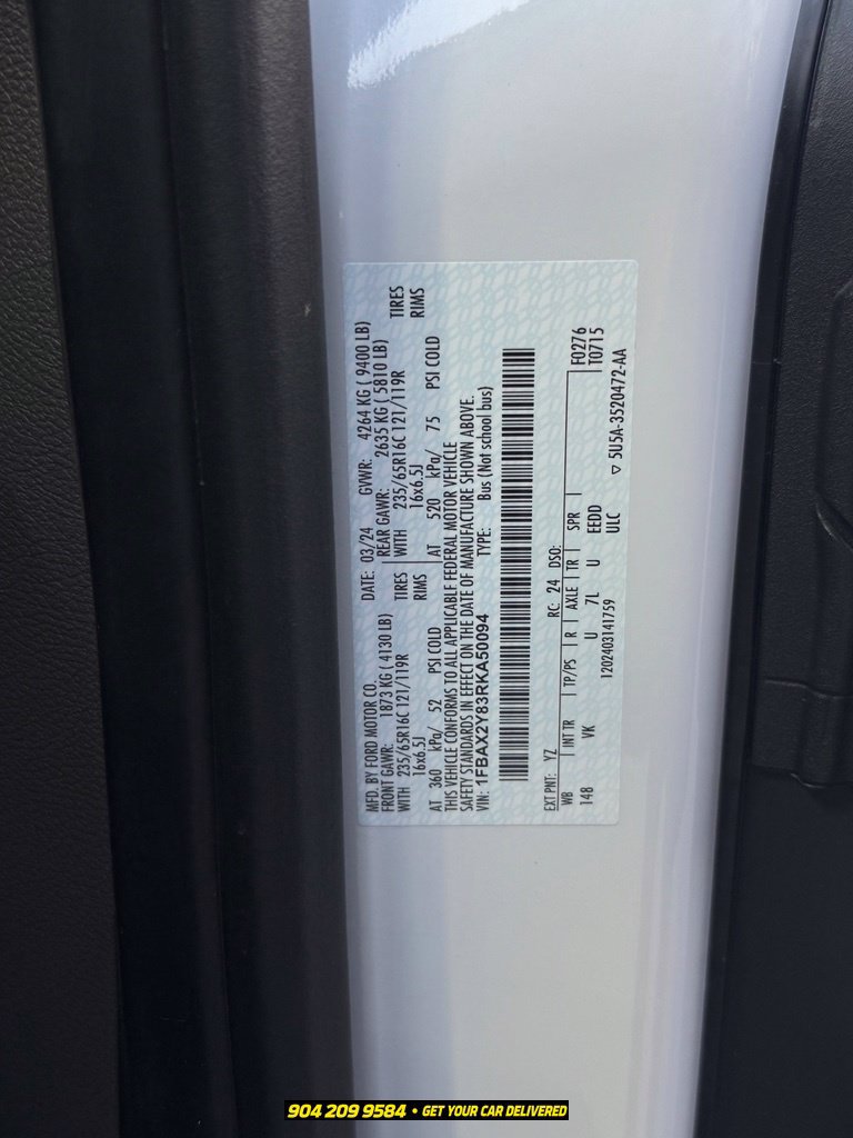 Used 2024 Ford Transit 350 XL RWD image 15