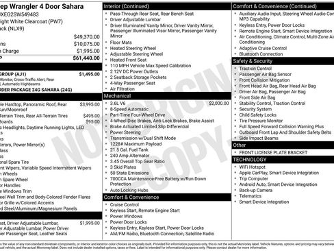 New 2025 Jeep Wrangler Sahara w/ Safety Group image 28