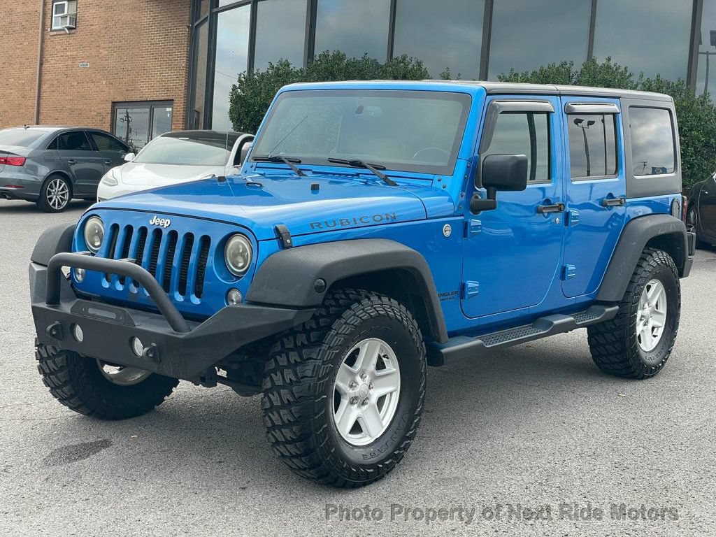 Used 2015 Jeep Wrangler Unlimited Rubicon w/ Connectivity Group AWD/4WD image 3