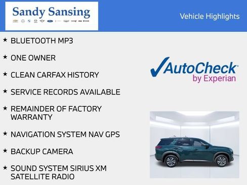 Used 2024 Nissan Pathfinder SL w/ Black Appearance Package FWD image 7
