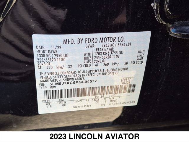 Certified 2023 Lincoln Aviator Reserve w/ Elements Package Plus AWD/4WD image 28
