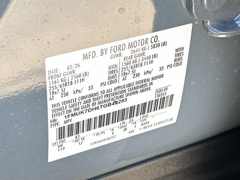 New 2026 Ford Explorer Active image 20