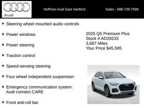 Certified 2025 Audi Q5 2.0T Premium Plus w/ Premium Plus Package AWD/4WD image 30