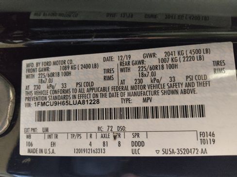 Used 2020 Ford Escape SEL AWD/4WD image 33