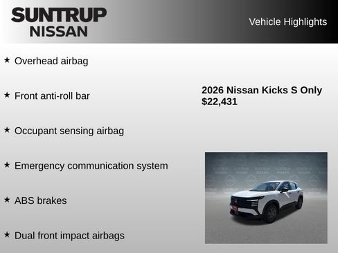 Used 2026 Nissan Kicks S FWD image 23