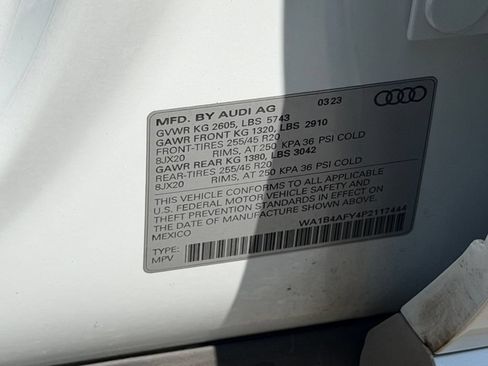 Used 2023 Audi SQ5 Premium Plus w/ Premium Plus Package AWD/4WD image 29