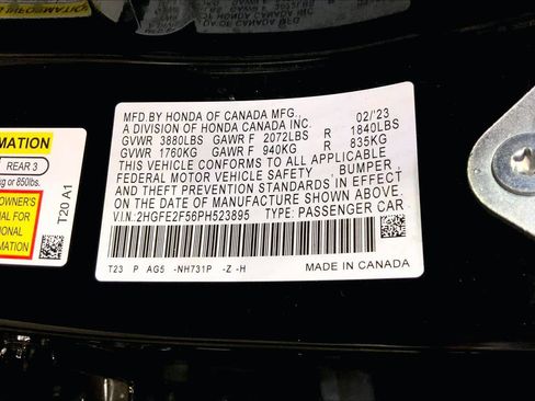 Used 2023 Honda Civic Sport image 36