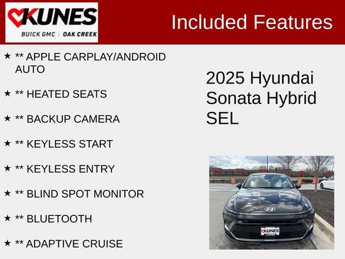 Used 2025 Hyundai Sonata SEL image 2