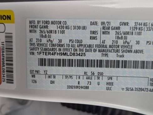 Used 2021 Ford Ranger Lariat w/ Equipment Group 501A High image 36