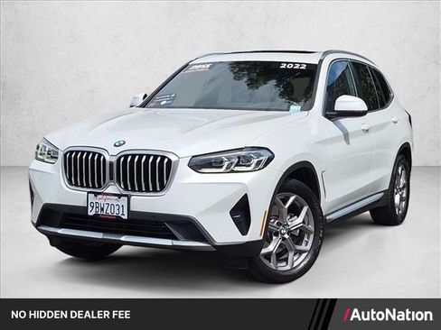 Certified 2022 BMW X3 sDrive30i w/ Premium Package 2 RWD image 1