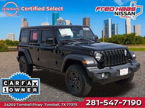 Used 2024 Jeep Wrangler Sport image 1