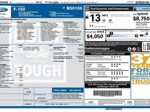 Used 2014 Ford F150 Lariat w/ Equipment Group 502A Luxury AWD/4WD image 2
