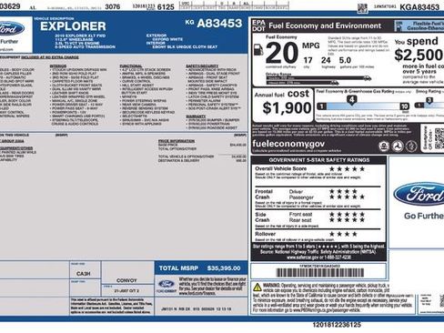 Used 2019 Ford Explorer XLT FWD image 7