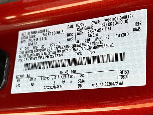 Certified 2023 Ford F150 XLT w/ Equipment Group 302A High AWD/4WD image 30