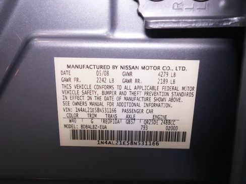 Used 2008 Nissan Altima 2.5 S w/ Convenience Pkg FWD image 33