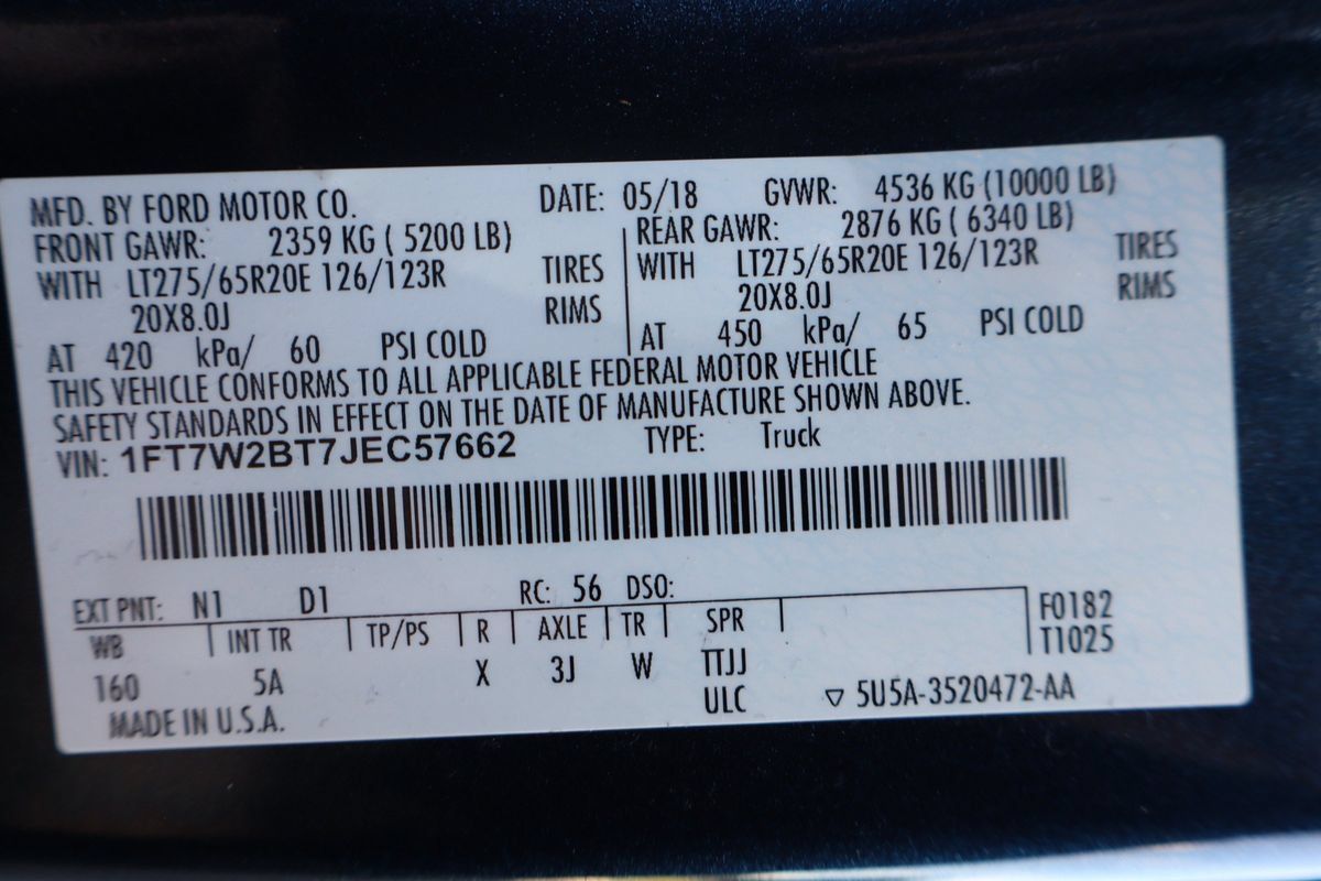Used 2018 Ford F250 Lariat w/ Chrome Package AWD/4WD image 45
