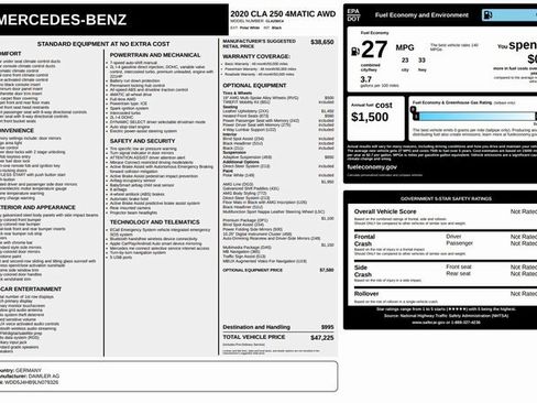 Used 2020 Mercedes-Benz CLA 250 CLA 250 image 3