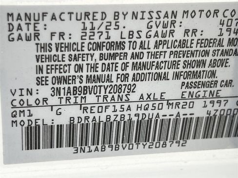 New 2026 Nissan Sentra S image 17