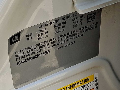 Used 2012 Buick LaCrosse Leather FWD image 26