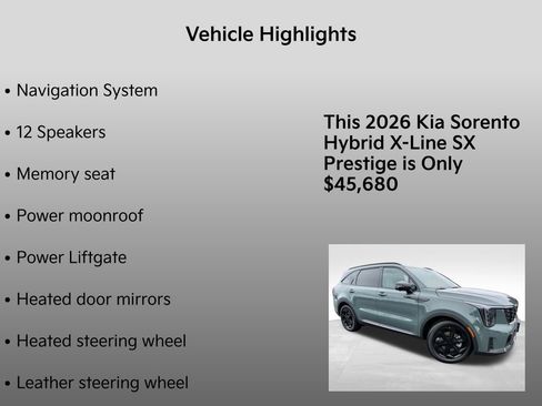 New 2026 Kia Sorento SX Prestige image 5