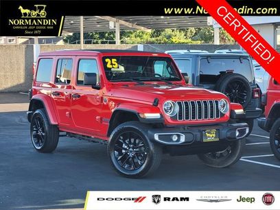 Certified 2025 Jeep Wrangler Unlimited Sahara w/ Safety Group