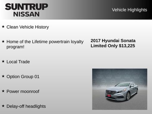 Used 2017 Hyundai Sonata Limited FWD image 8