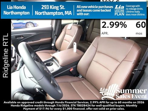 New 2026 Honda Ridgeline RTL image 13