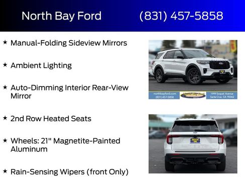 New 2026 Ford Explorer ST-Line w/ ST-Line Street Pack AWD/4WD image 12