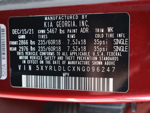 Used 2022 Kia Sorento S w/ Panoramic Sunroof Package AWD/4WD image 56