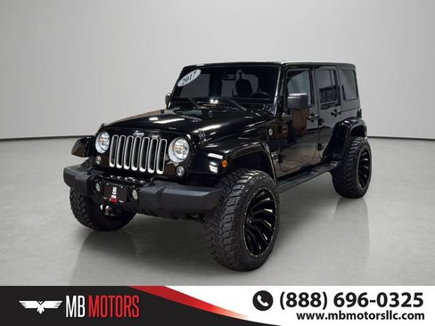 Used 2017 Jeep Wrangler Unlimited Sahara AWD/4WD image 1
