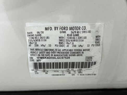 Used 2020 Ford Explorer XLT w/ Comfort Package image 29