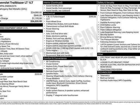 Certified 2022 Chevrolet TrailBlazer LT FWD image 41