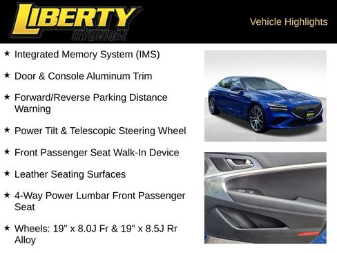 Used 2022 Genesis G70 2.0T w/ Prestige Package image 10