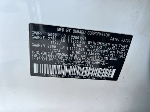Used 2023 Subaru Outback Wilderness AWD/4WD image 33