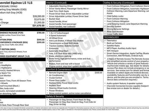 Used 2024 Chevrolet Equinox LS w/ LS Convenience Package AWD/4WD image 33